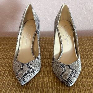 Jessica Simpson Snakeskin Patterned Women's Heels